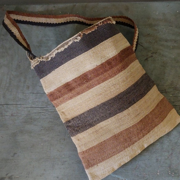 Hand Crafted Handbags - Vintage Handmade South America Boho Bag